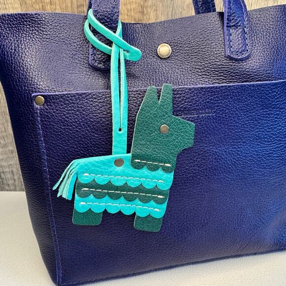 Portland Leather Pinata Tassel BACALAR Pinata Bag Charm Llama NEW FAST SHIP - Picture 2 of 7
